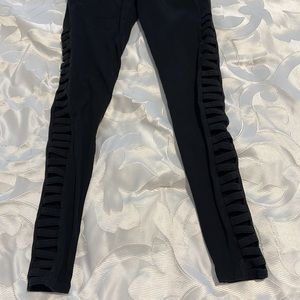 Betsy Johnson performance leggings with cutout sides